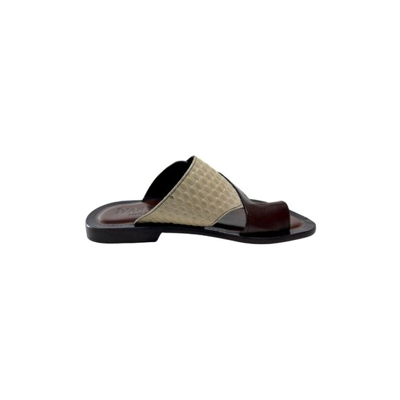 Jack Brown Men’s Italian Leather Sandals Shoes main image 3